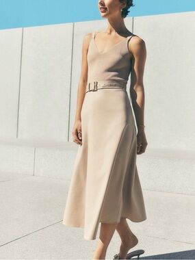 Ann Taylor Mixed Media Sweater Dress
